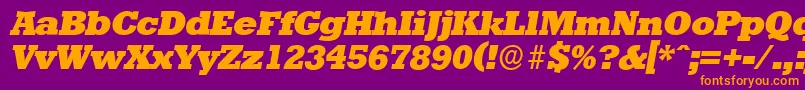 En savoir plus sur la police StaffordserialHeavyItalic Police StaffordserialHeavyItalic – polices orange sur fond violet