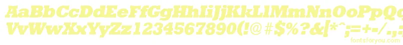 StaffordserialHeavyItalic Font – Yellow Fonts
