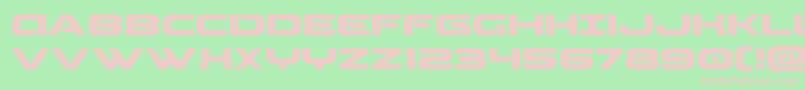 Beamweaponexpand Font – Pink Fonts on Green Background