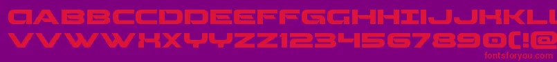 Beamweaponexpand-fontti – punaiset fontit violetilla taustalla