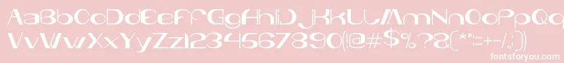 YouAndMeAndEveryoneElse Font – White Fonts on Pink Background