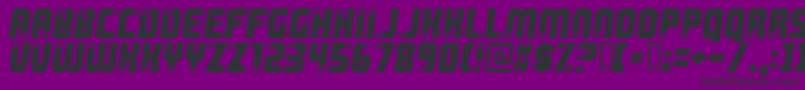 Killer Font – Black Fonts on Purple Background