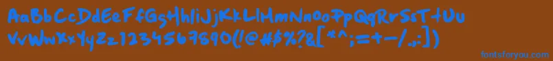 Más sobre la fuente BoxingwizardsRegular fuente BoxingwizardsRegular – Fuentes Azules Sobre Fondo Marrón