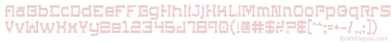 Supgob Font – Pink Fonts on White Background