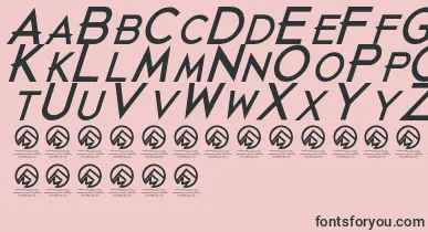 JustdiealreadyBlackitalic font – Black Fonts On Pink Background