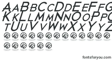 JustdiealreadyBlackitalic font – Xiaomi Fonts