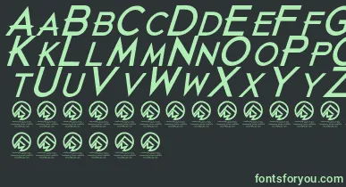 JustdiealreadyBlackitalic font – Green Fonts On Black Background
