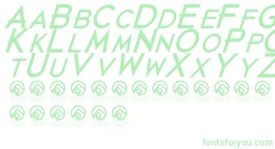 JustdiealreadyBlackitalic font – Green Fonts On White Background