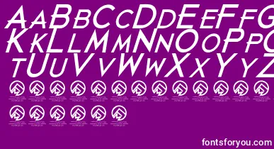 JustdiealreadyBlackitalic font – White Fonts On Purple Background