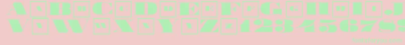 Bigbrotherclassizism Font – Green Fonts on Pink Background