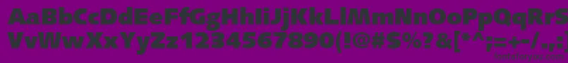 More about SyntaxLtUltrablack Font SyntaxLtUltrablack Font – Black Fonts on Purple Background