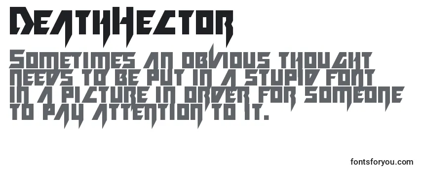 DeathHector Font