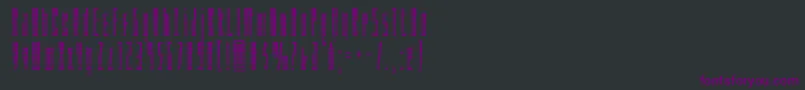 Phantaconchrome Font – Purple Fonts on Black Background