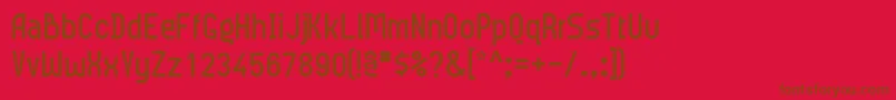 More about MeridianaRegular Font MeridianaRegular Font – Brown Fonts on Red Background