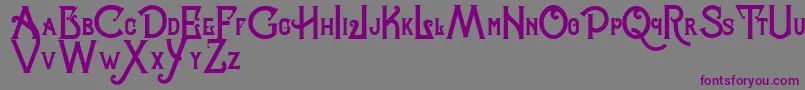 Celestialfree Font – Purple Fonts on Gray Background