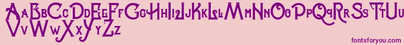 Celestialfree Font – Purple Fonts on Pink Background