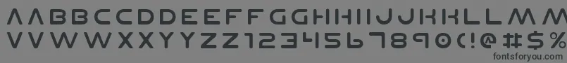 Planetnv2 Font – Black Fonts on Gray Background