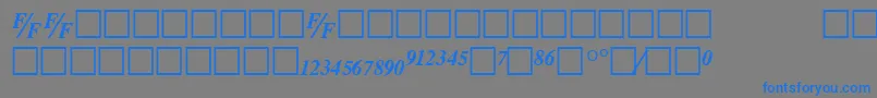 More about TmsfbBolditalic Font TmsfbBolditalic Font – Blue Fonts on Gray Background
