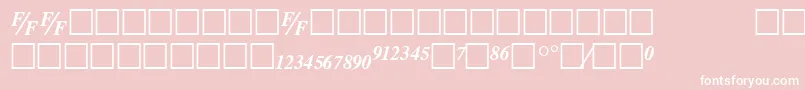 More about TmsfbBolditalic Font TmsfbBolditalic Font – White Fonts on Pink Background