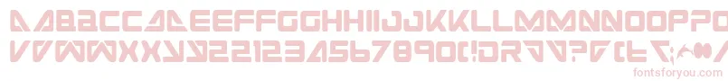 SeaDog2001Condensed-Schriftart – Rosa Schriften auf weißem Hintergrund