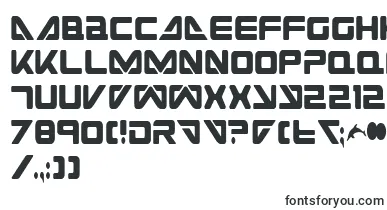  SeaDog2001Condensed font