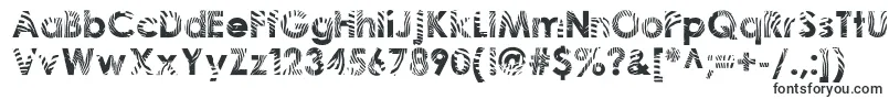 Zeebraa-fontti – Logofontit