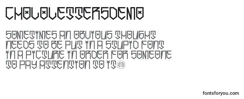 CholoLettersDemo Font