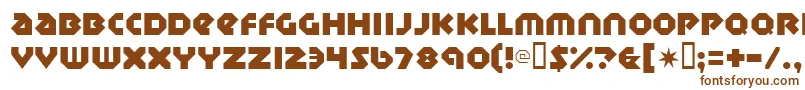 Sudbury Font – Brown Fonts on White Background