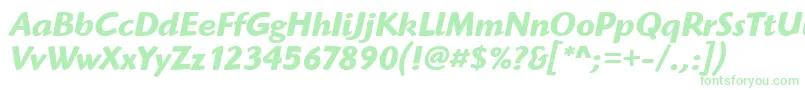 HighlanderItcTtBolditalic Font – Green Fonts