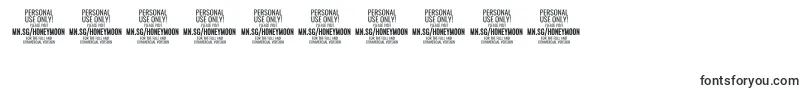 HoneymoonupboldPersonal Font – Fonts for Numbers and Digits