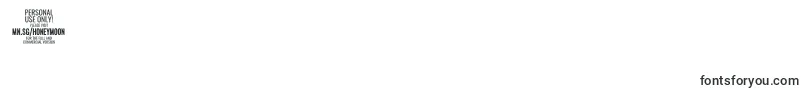 HoneymoonupboldPersonal-fontti – Fontit numero 4