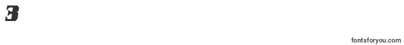 PirateKegItalic-Schriftart – Schriften für die Ziffer 3