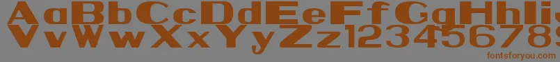 Więcej informacji o czcionce Nps1935 Czcionka Nps1935 – brązowe czcionki na szarym tle