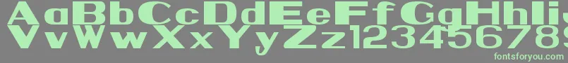 Lisätietoja Nps1935-fontista Nps1935-fontti – vihreät fontit harmaalla taustalla