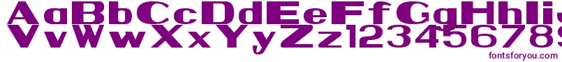 Nps1935-Schriftart – Violette Schriften