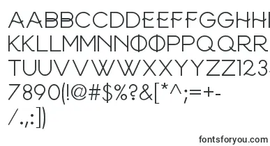  Frinco font