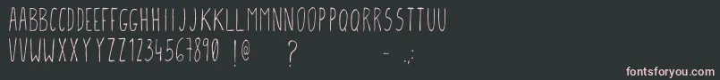 Gcmfontone Font – Pink Fonts on Black Background