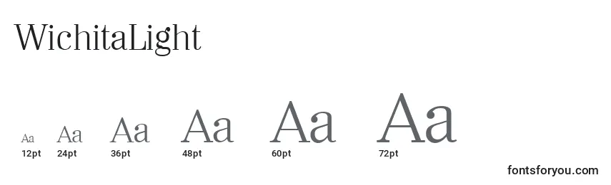 sizes of wichitalight font, wichitalight sizes