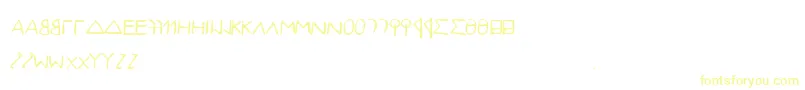 EfontlutionPart2 Font – Yellow Fonts on White Background