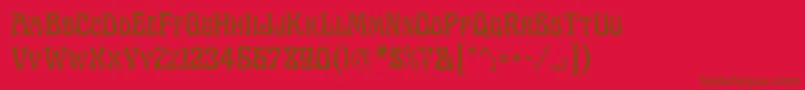 Подробнее о шрифте LegrandRegular Шрифт LegrandRegular – коричневые шрифты на красном фоне