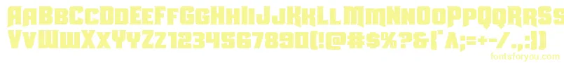 Uniongray-Schriftart – Gelbe Schriften