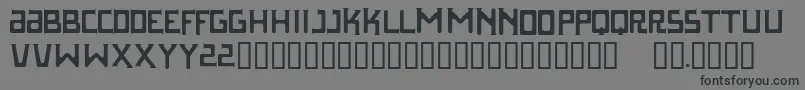 Parasight Font – Black Fonts on Gray Background
