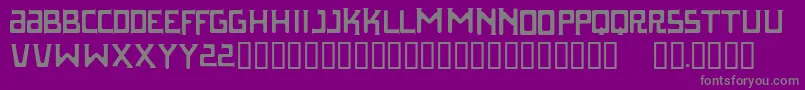 More about Parasight Font Parasight Font – Gray Fonts on Purple Background