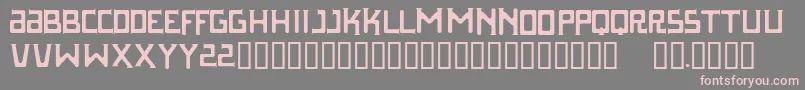 Parasight Font – Pink Fonts on Gray Background