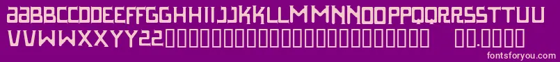 Parasight Font – Pink Fonts on Purple Background