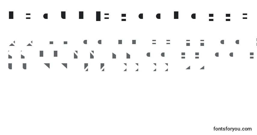 Czcionka LeculierColorRegular – alfabet, cyfry, specjalne znaki