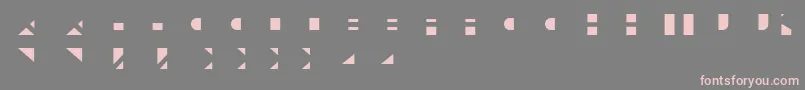 フォントLeculierColorRegular – 灰色の背景にピンクのフォント