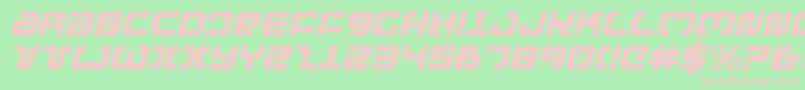 Exedorei Font – Pink Fonts on Green Background