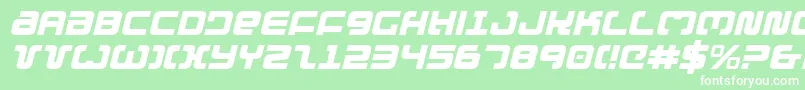 Exedorei Font – White Fonts on Green Background