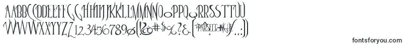 Parselto-Schriftart – Leichte Schriften